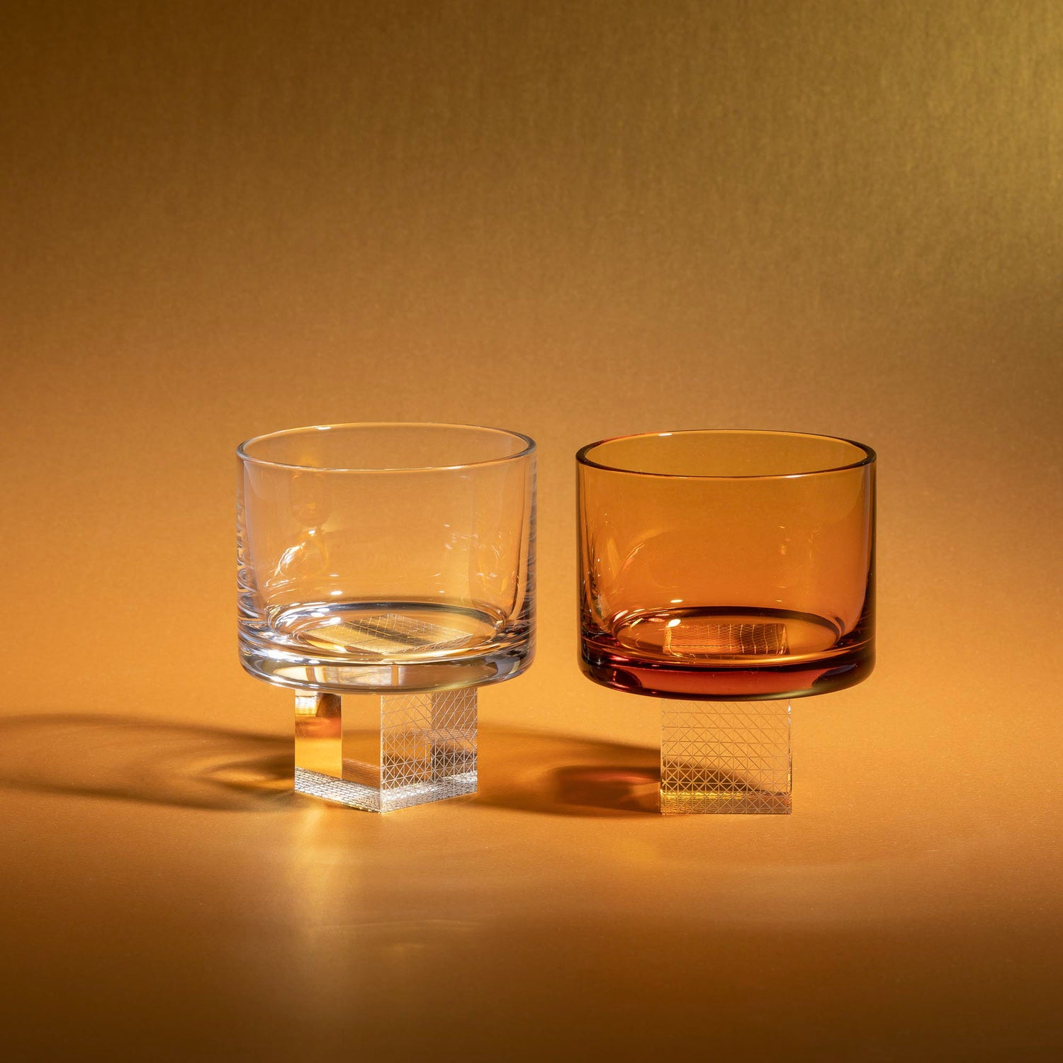 Clear Whisky Cube sklenice