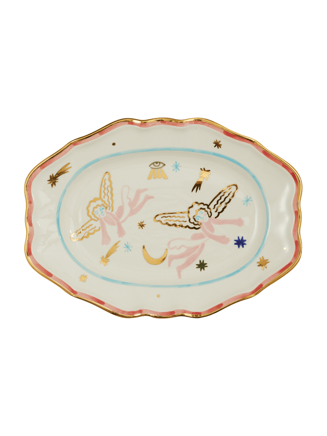 Angels square plate