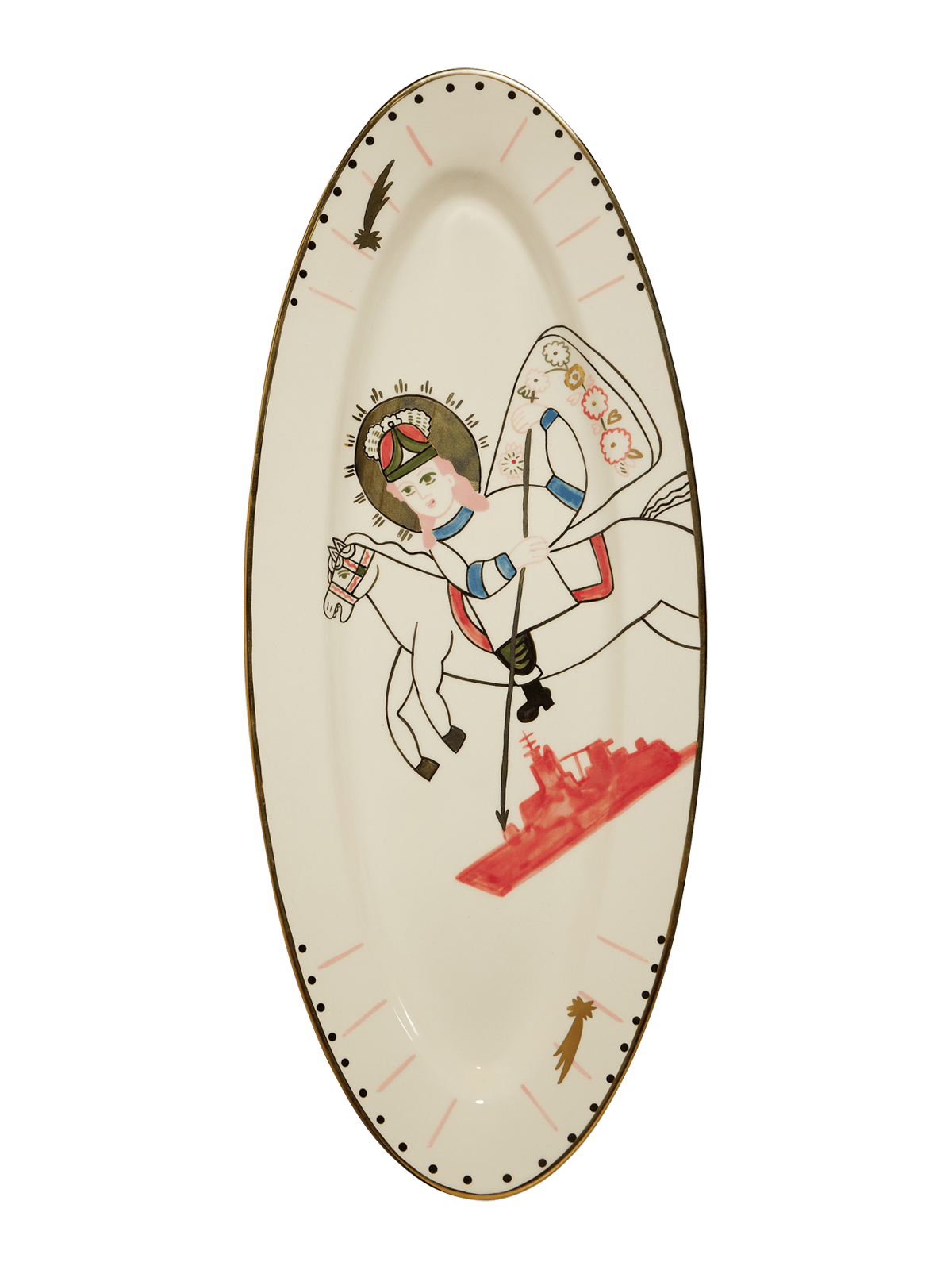 St. George oválný talíř
