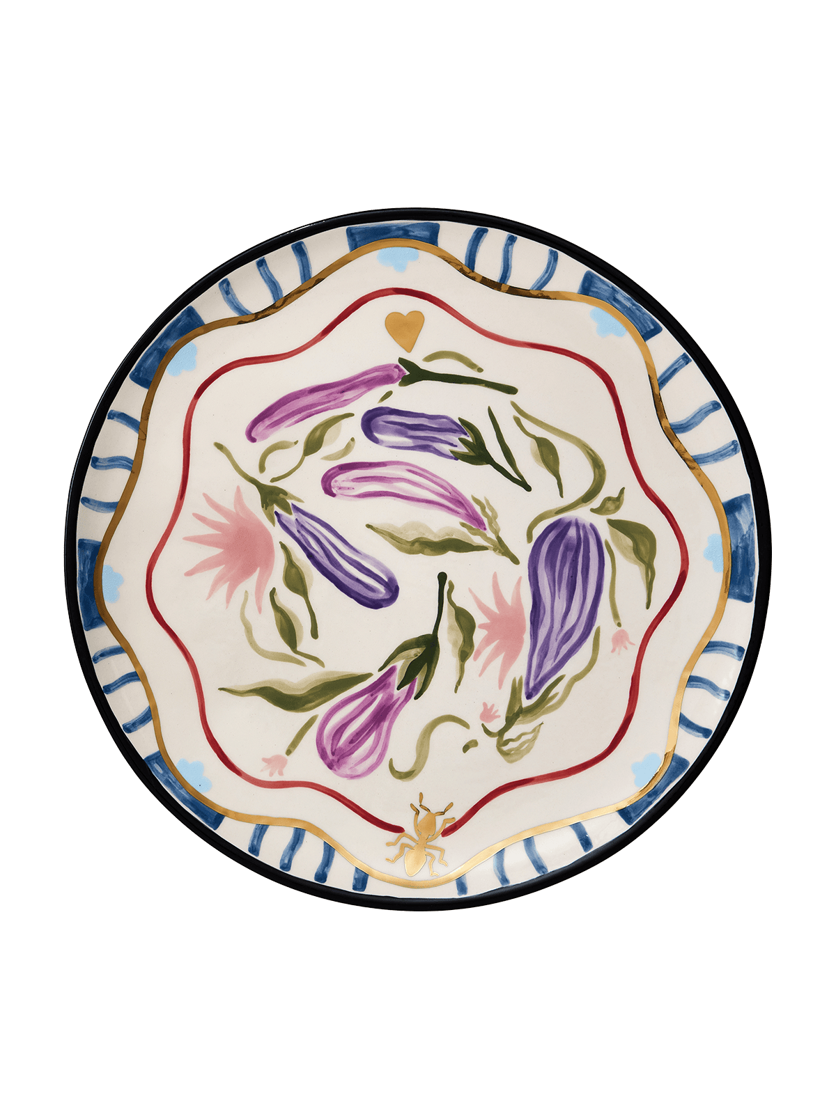Aubergine plate