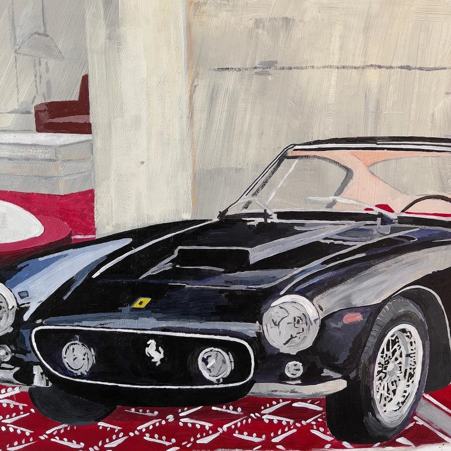 "Only One Glass" obraz