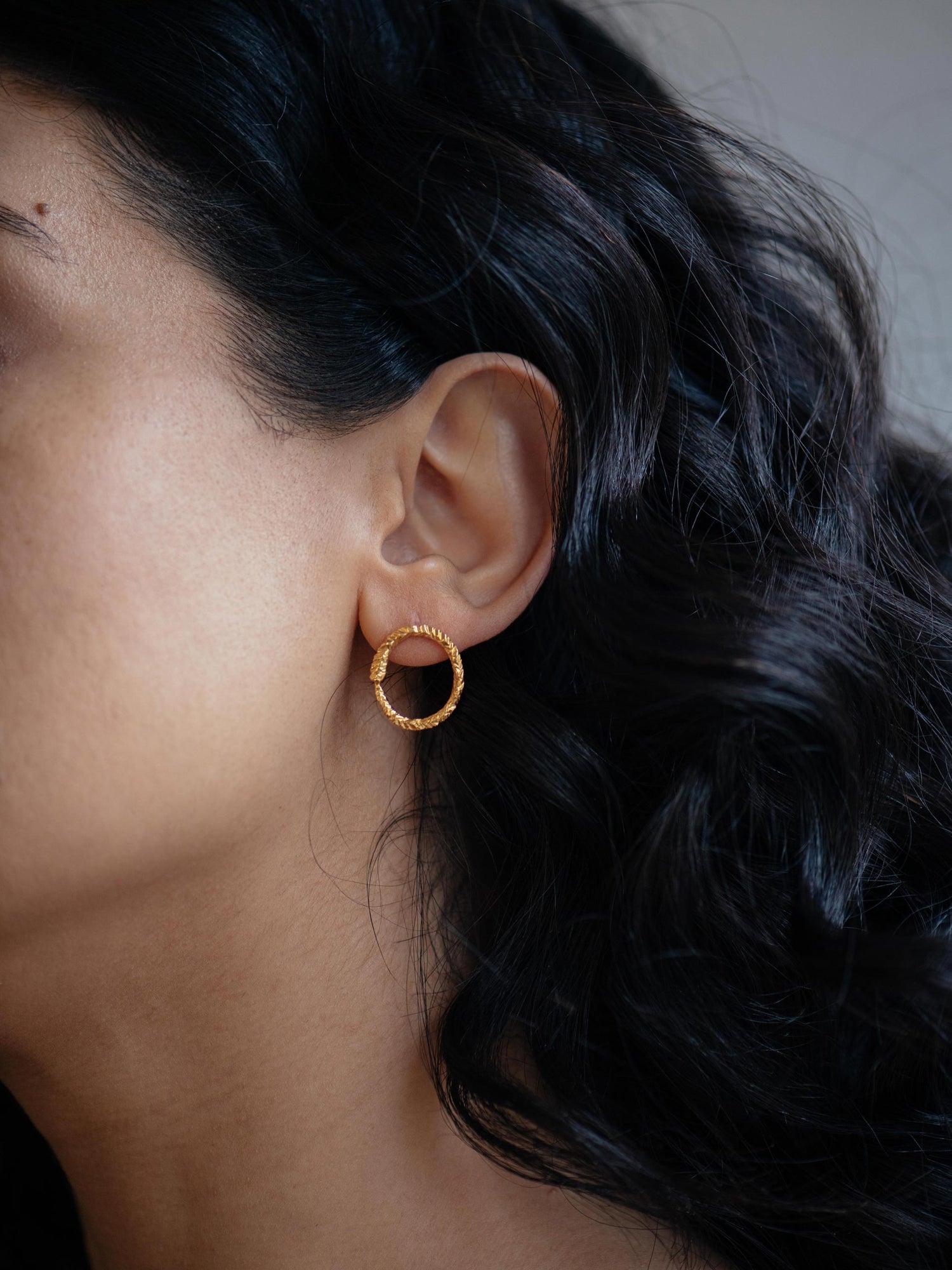 Comets oválné náušnice