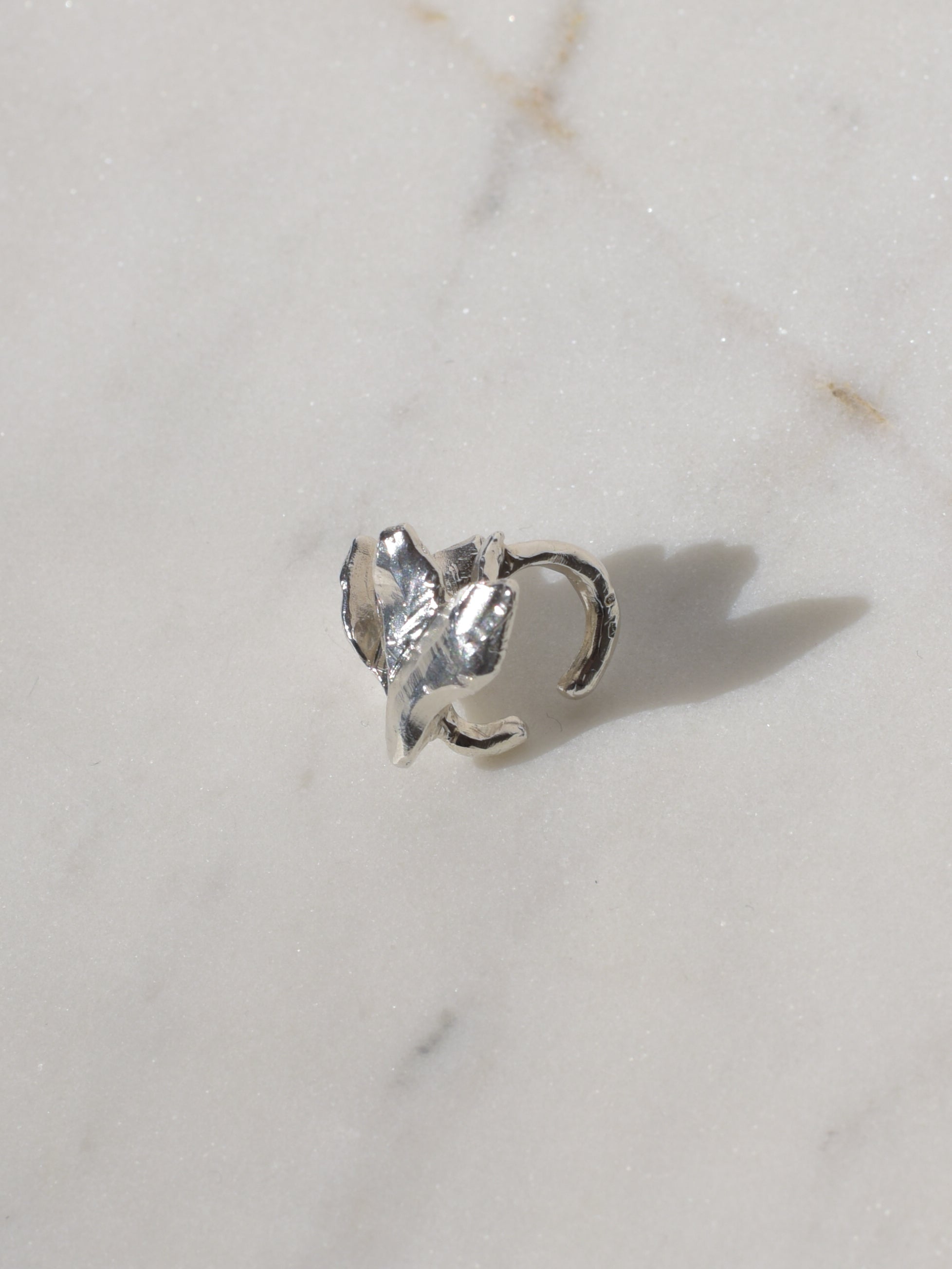 Flower ear cuffs