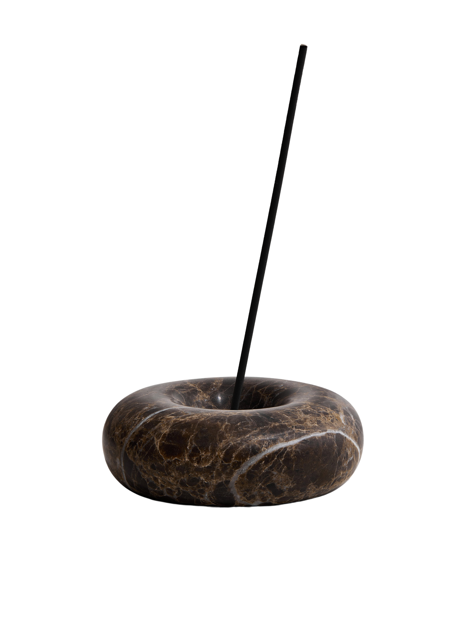 Emperador Dark marble Incense holder