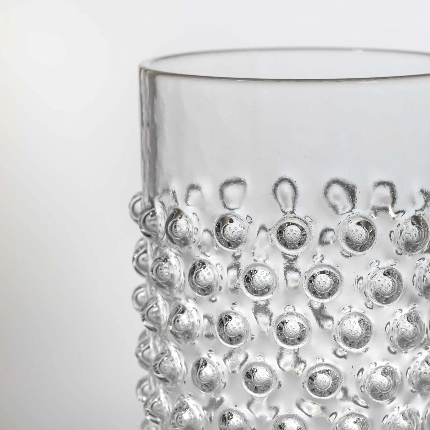 Hobnail glasses
