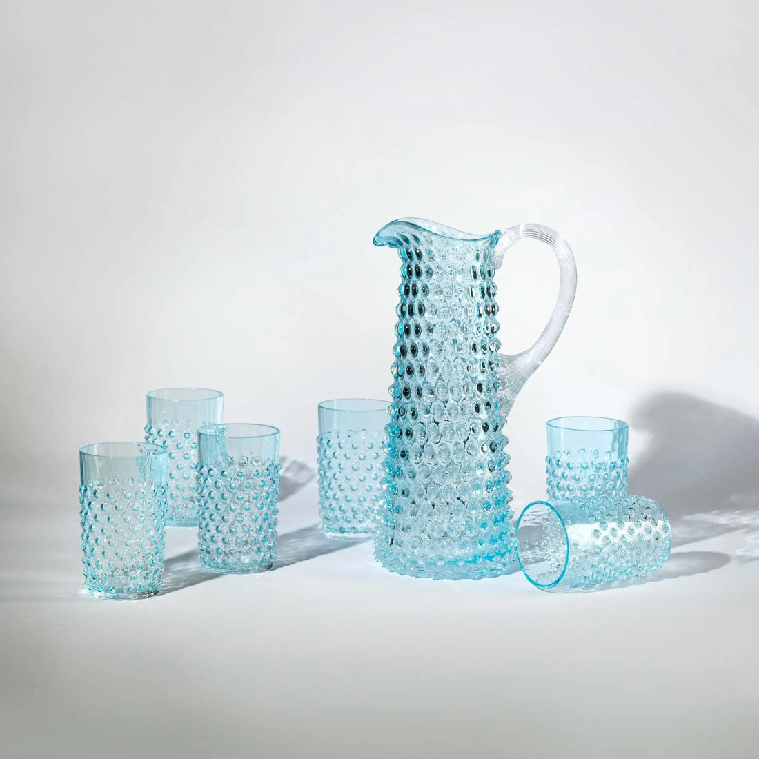 Hobnail tall jug