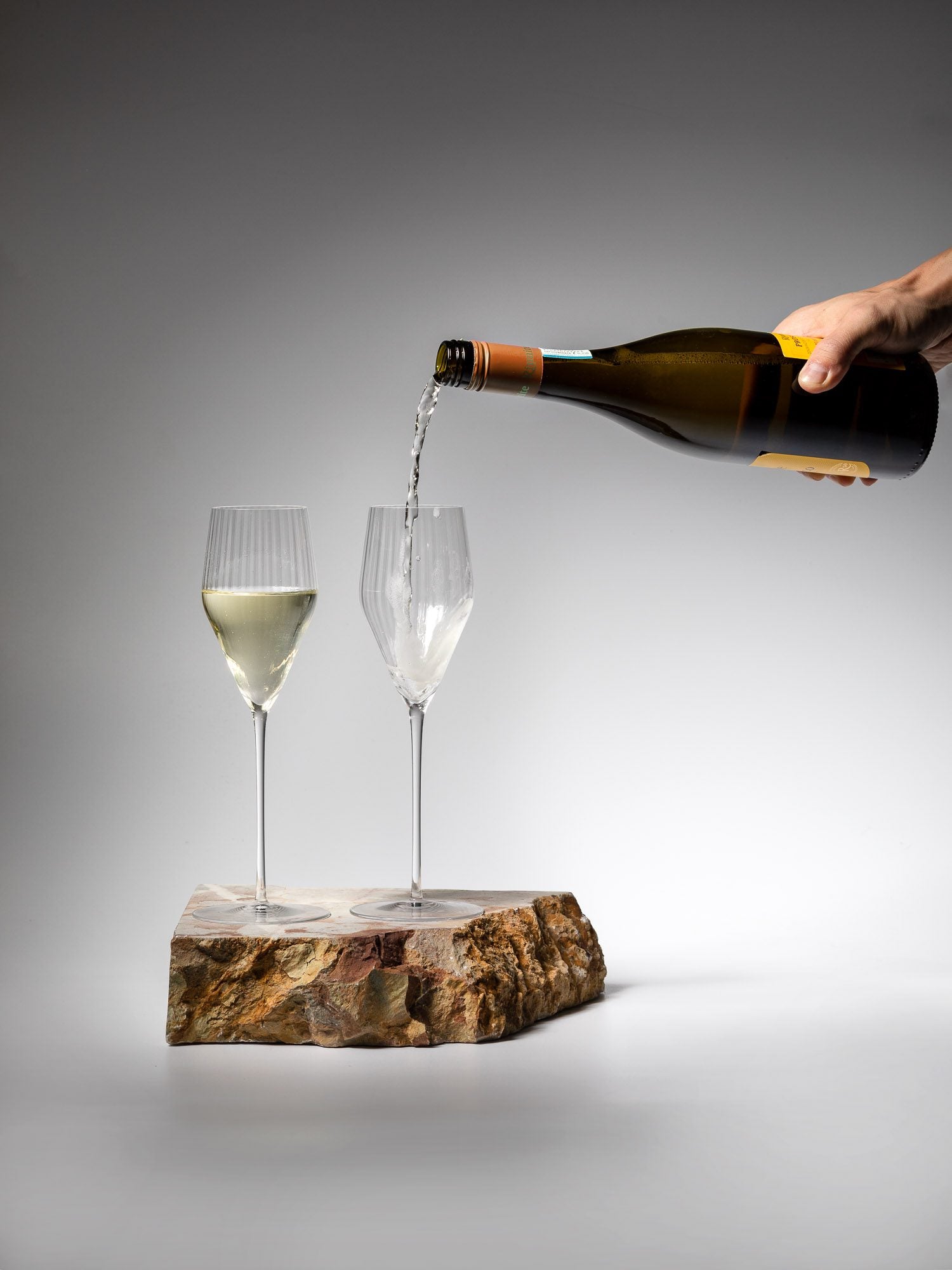 Dolce Vita champagne tulip glasses (set of 2)