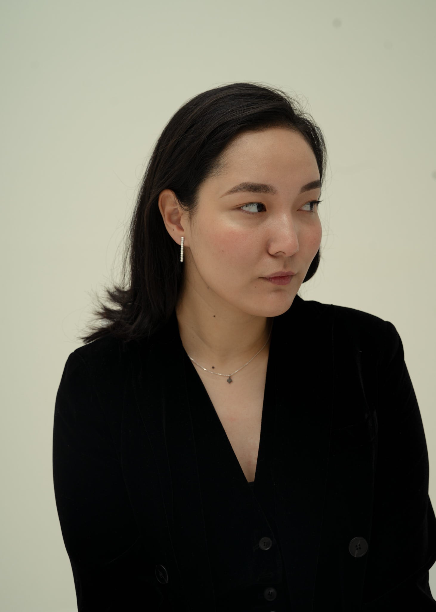 Organic small earrings