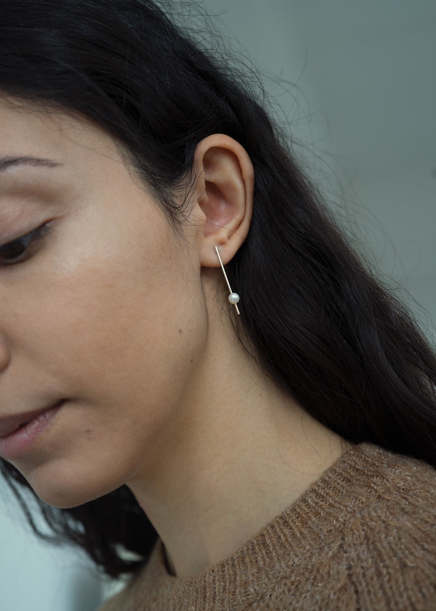 Pearl earrings