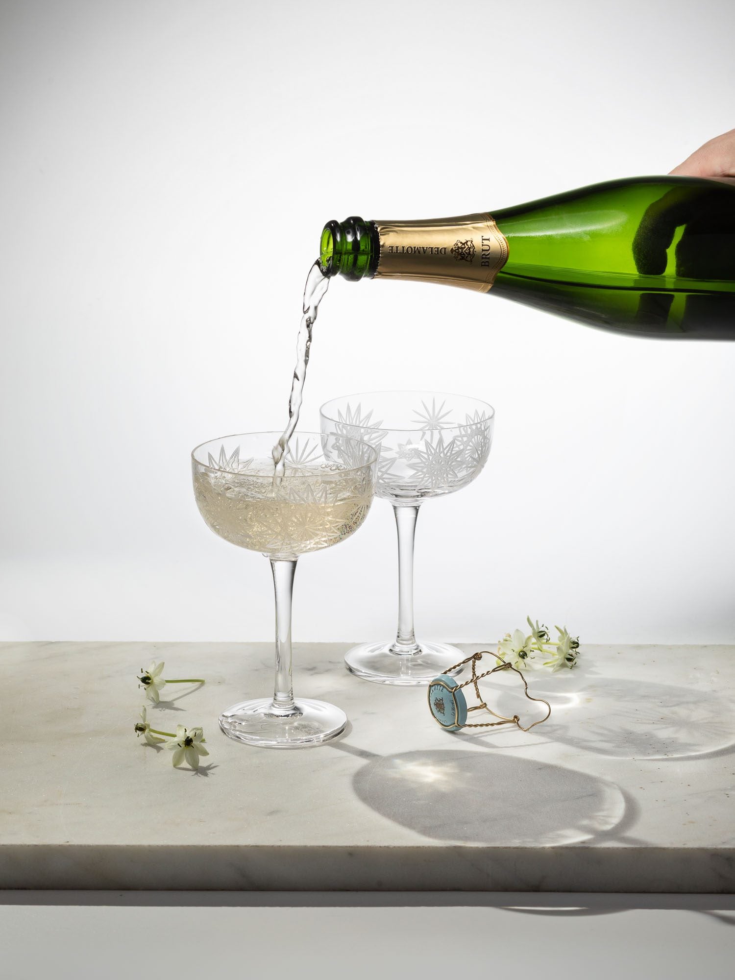 Krakatit sklenice na šampaňské 150 ml (set 2 ks)