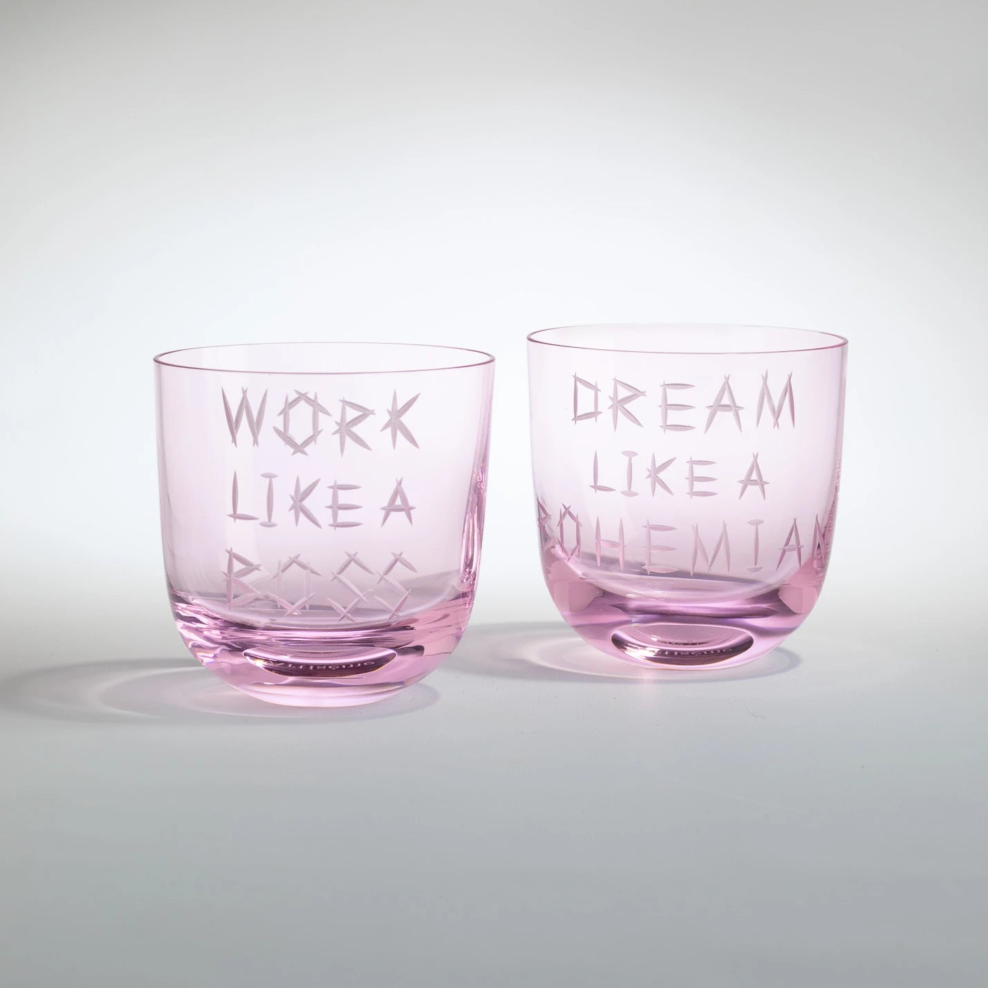 Work like a boss glass