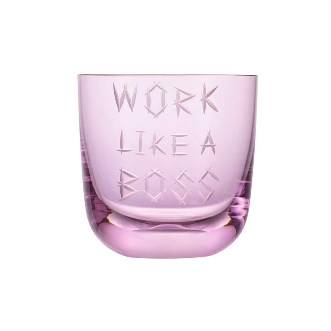 Work like a boss sklenice