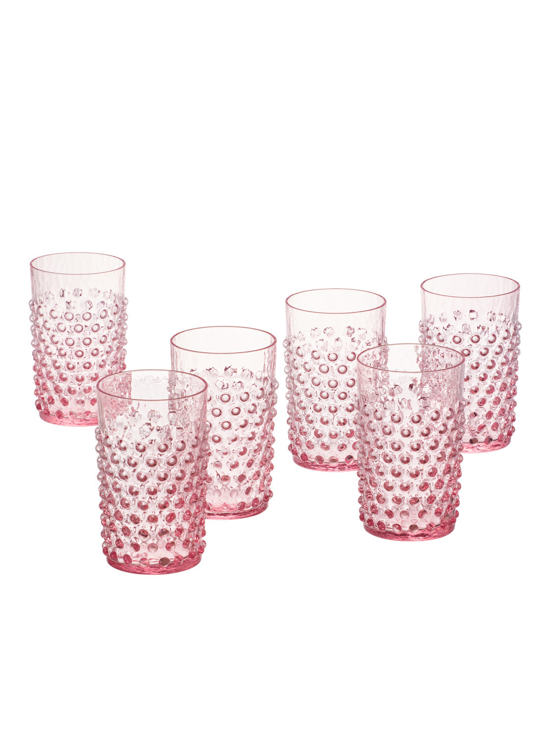 Hobnail glasses