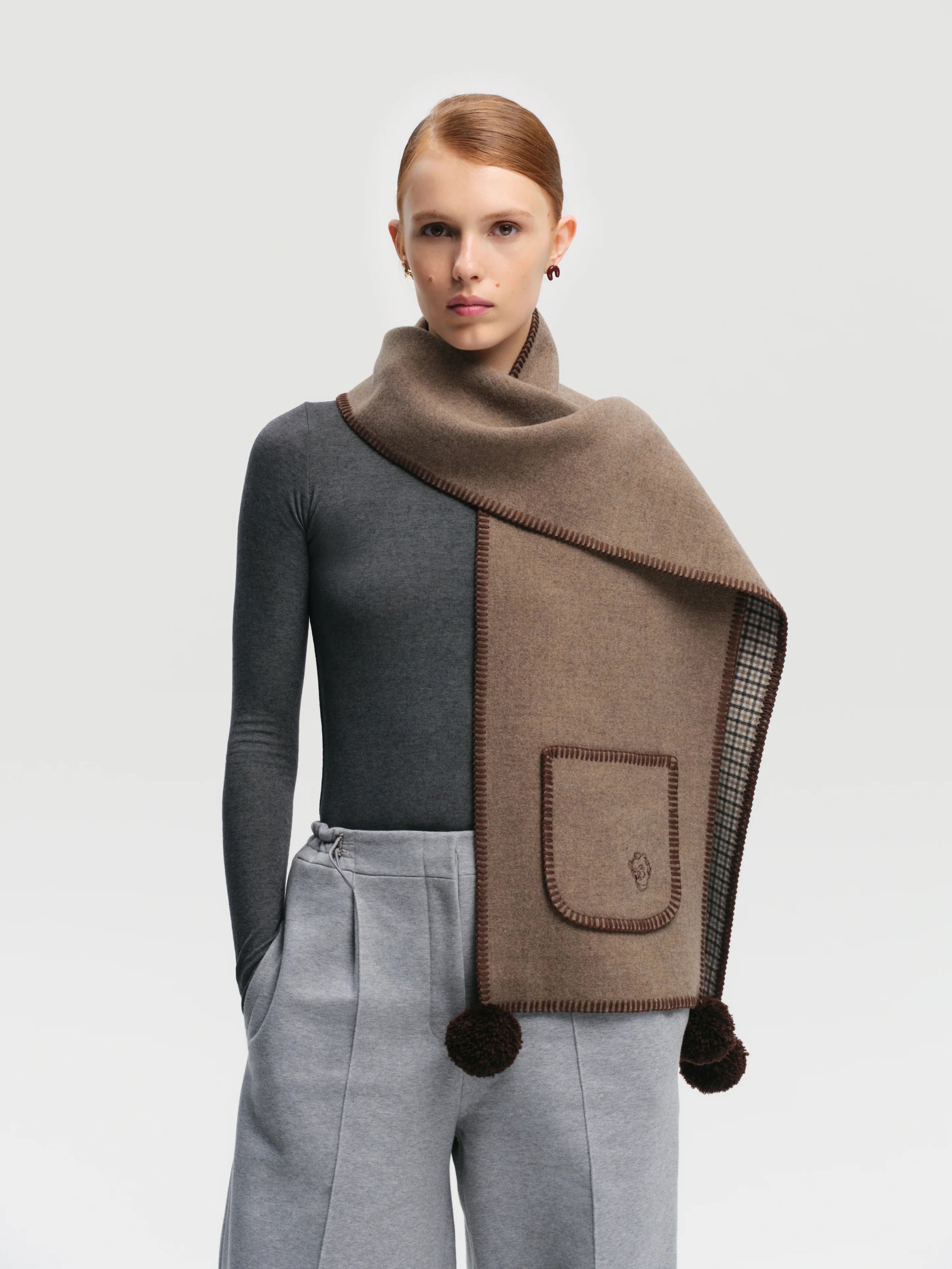 Konyk kašmírová šála