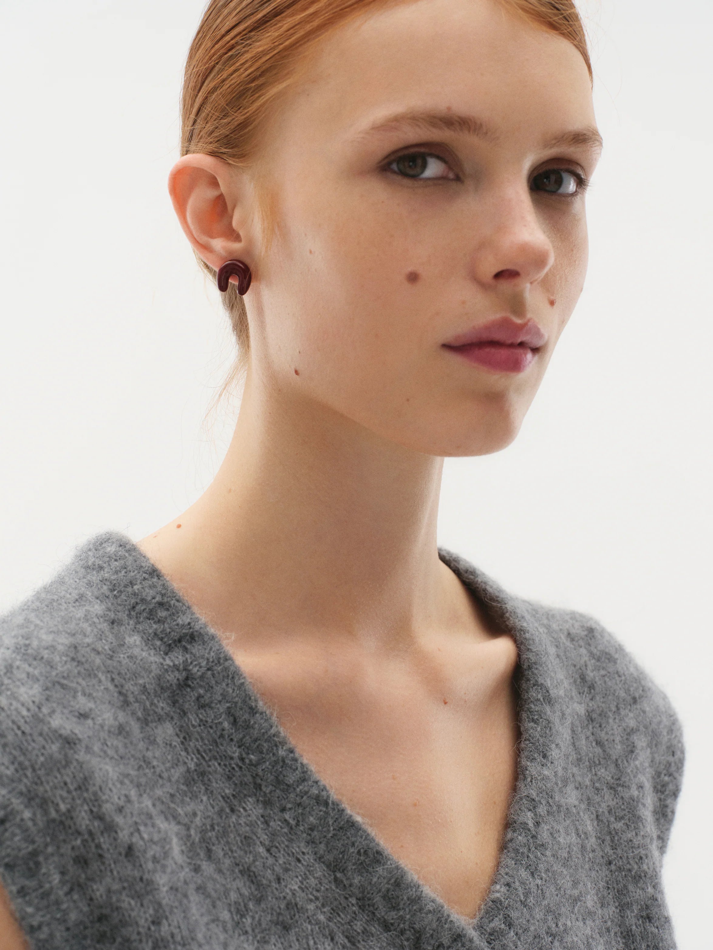 Lucky Earrings - in Gilding with Gemstone