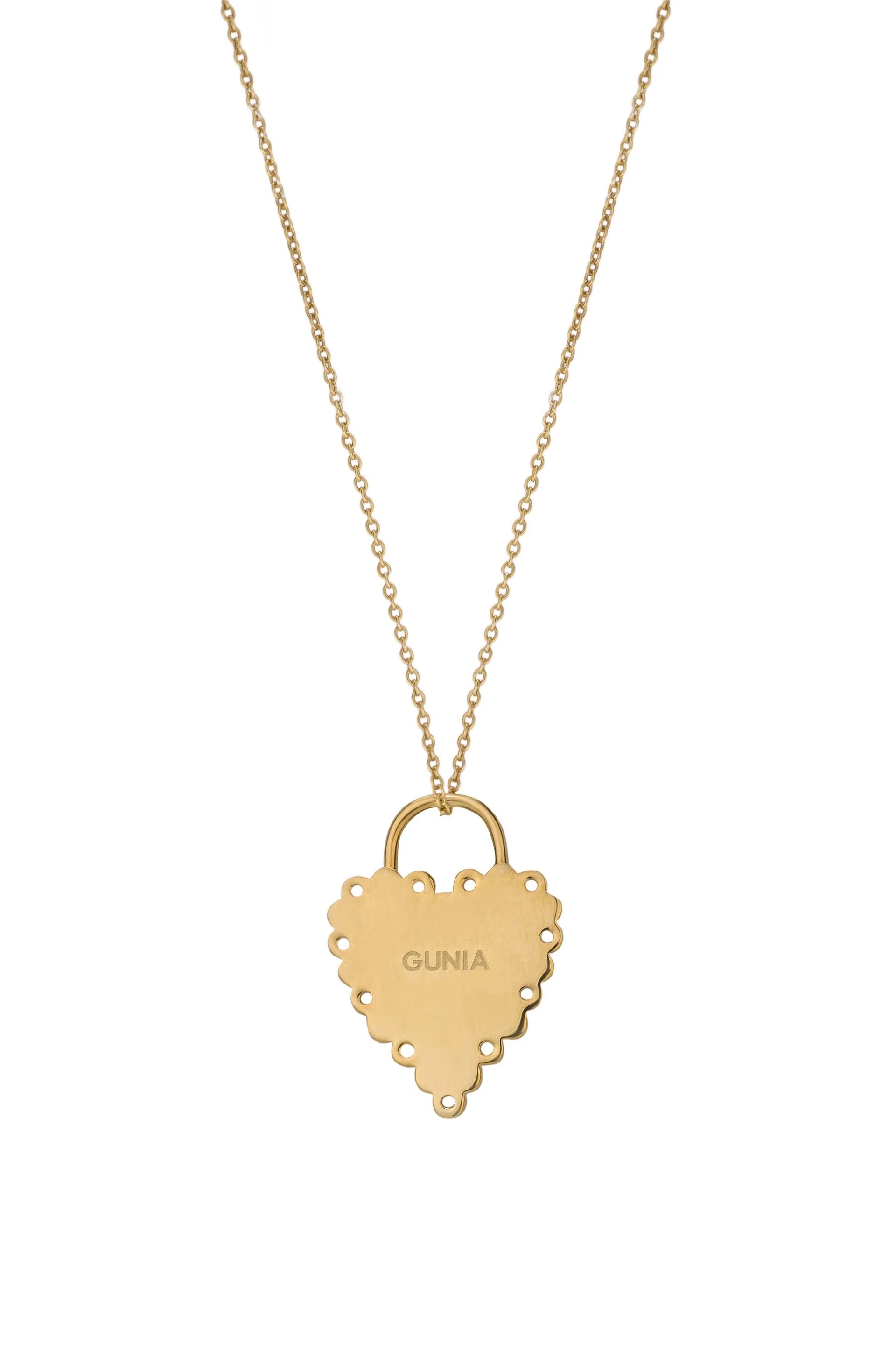 Open Heart Gold Plated Pendant