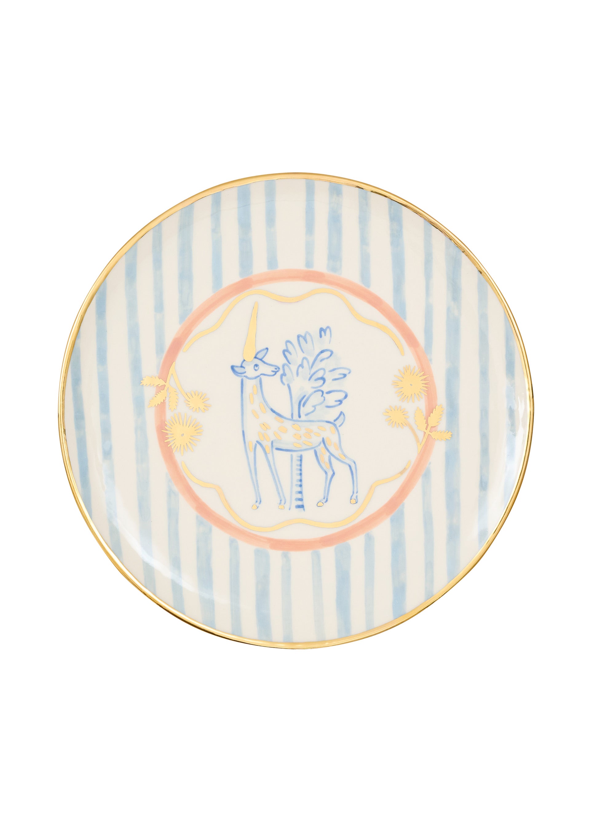 Unicorn Plate - Blue