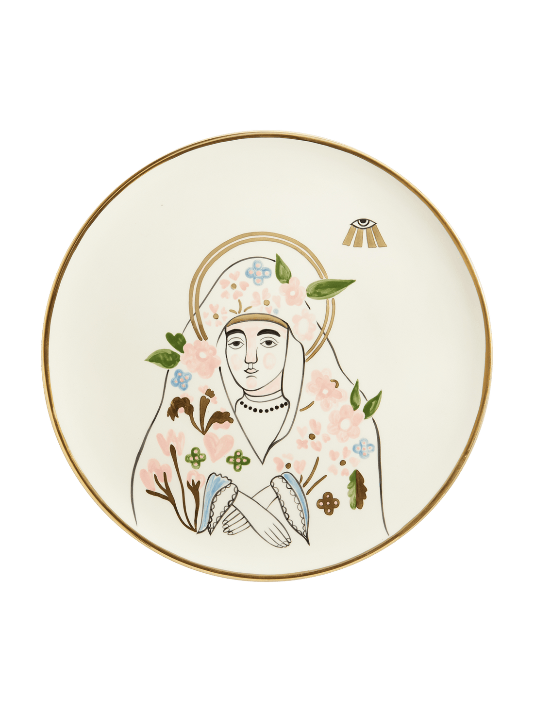 Mary, mother of Jesus oval plate