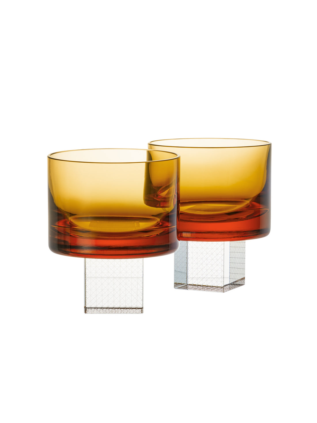 Amber Whisky Cube sklenice