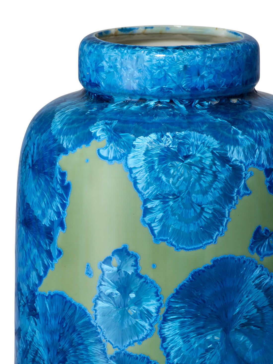 Crystalline III vase green