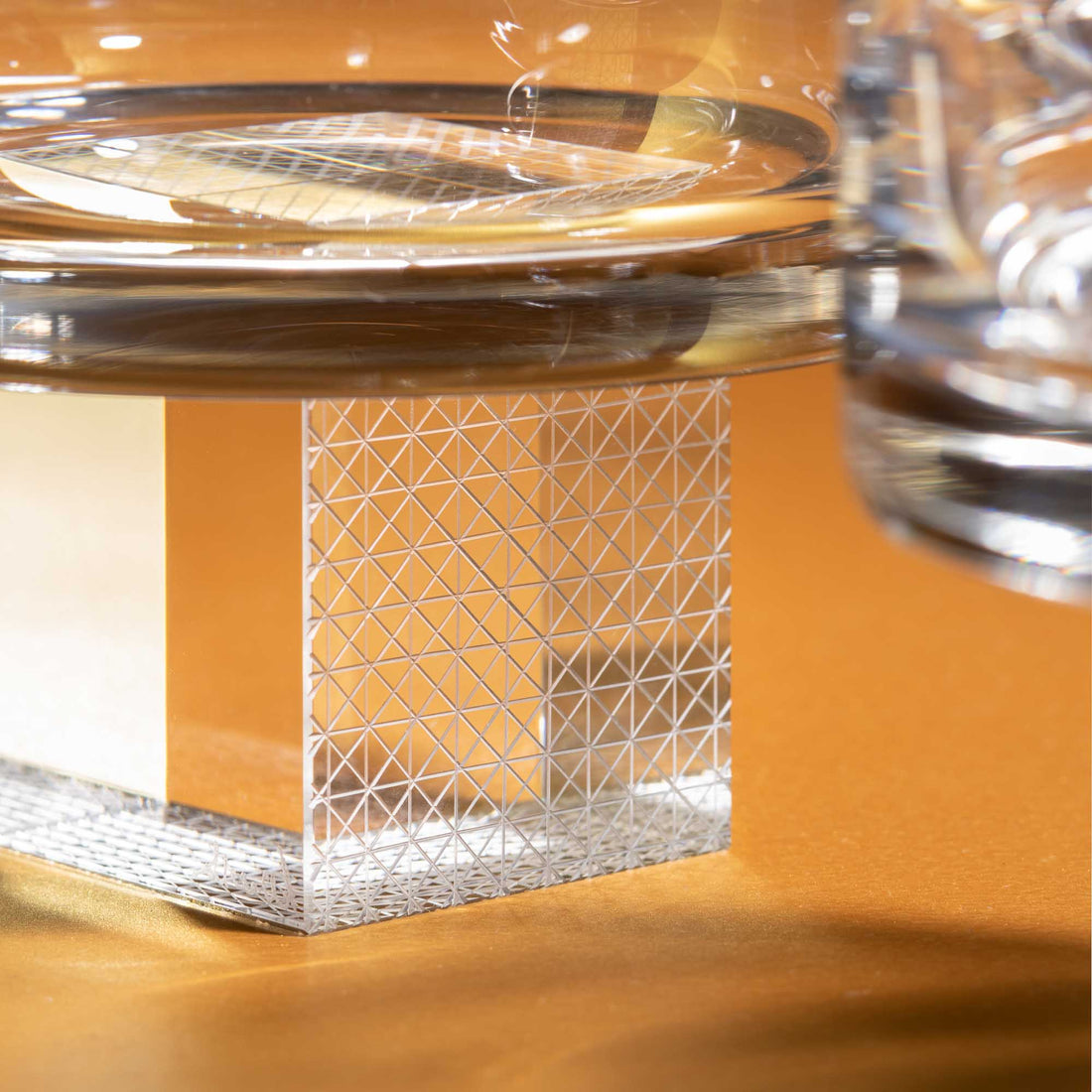 Clear Whisky Cube sklenice