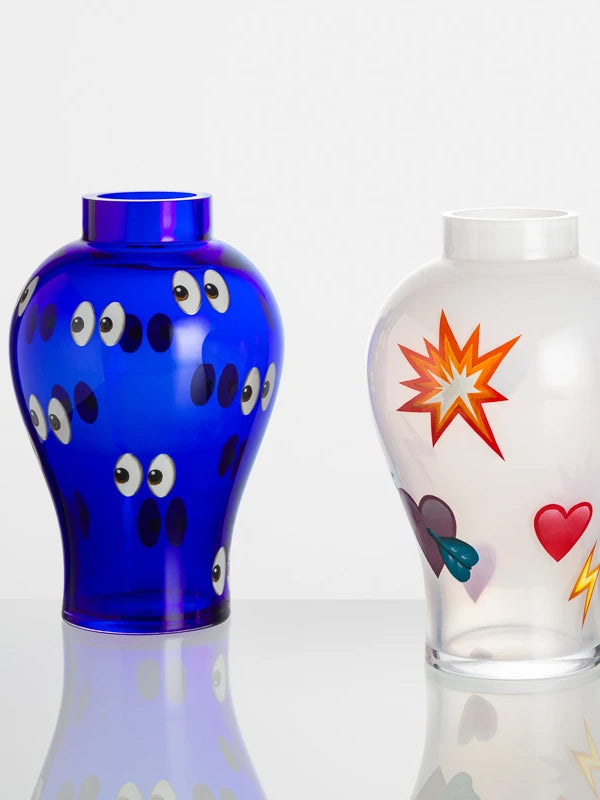 Eyes emoji vase