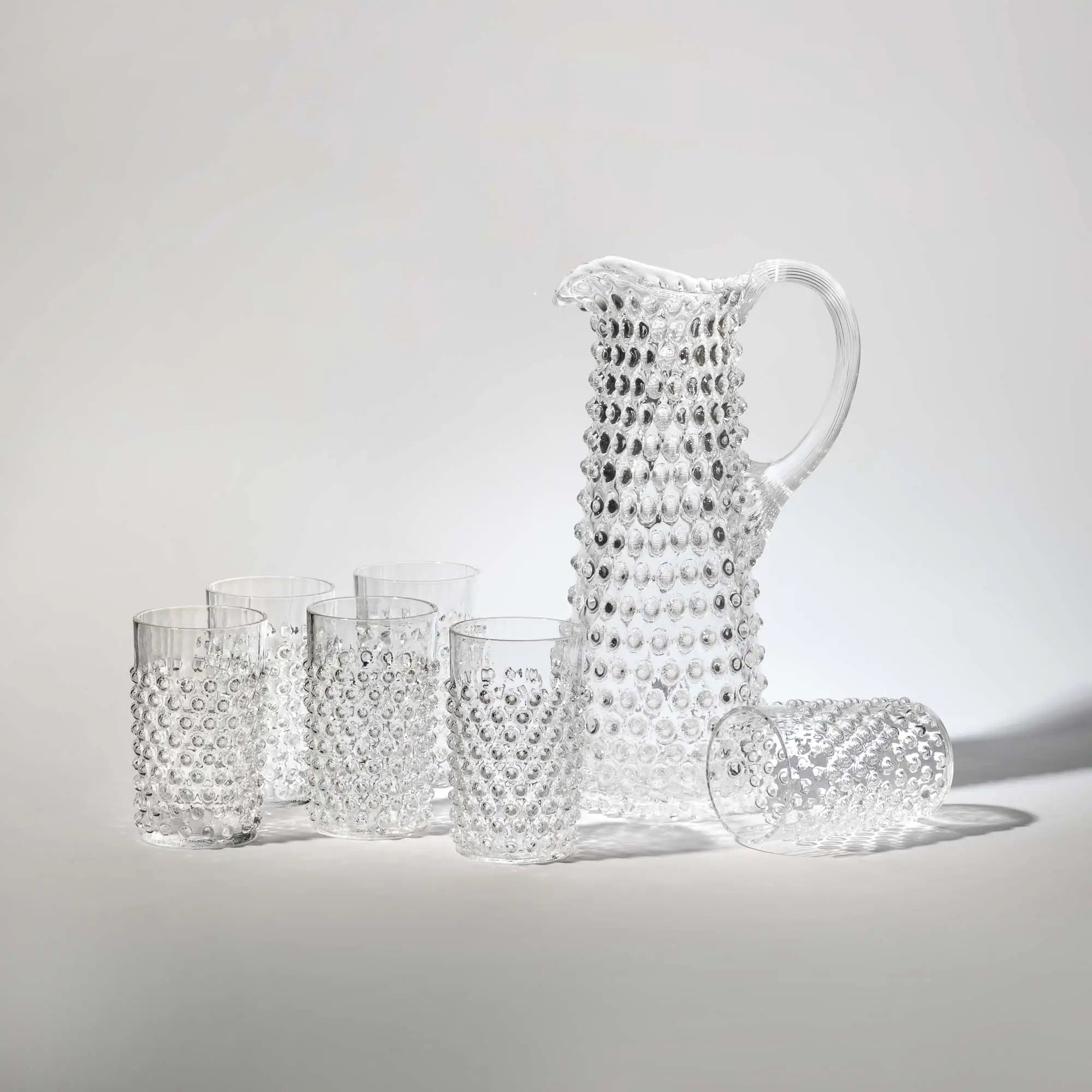 Hobnail A tall jug