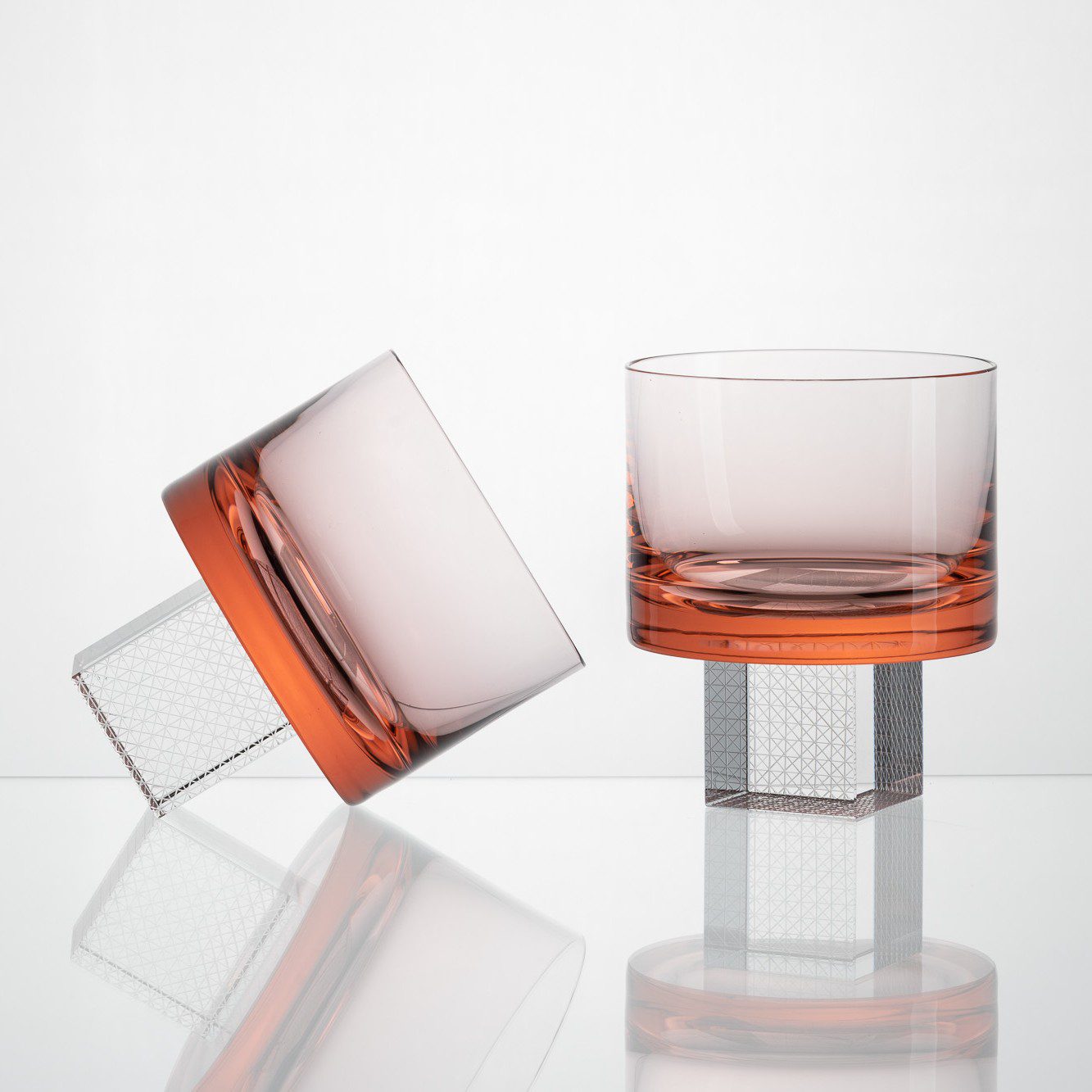 Rose Whiskey Cube glasses