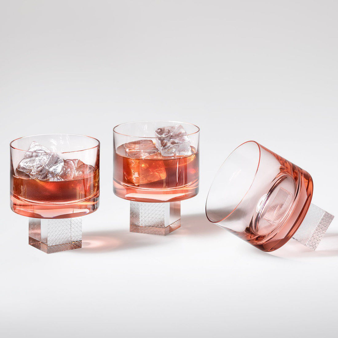 Rose Whisky Cube sklenice