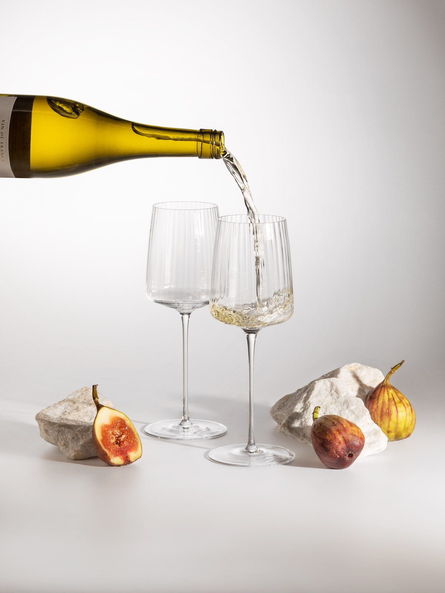 Dolce Vita white wine glasses