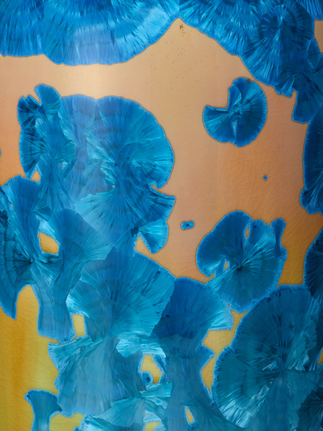 Crystalline medium váza žlutá