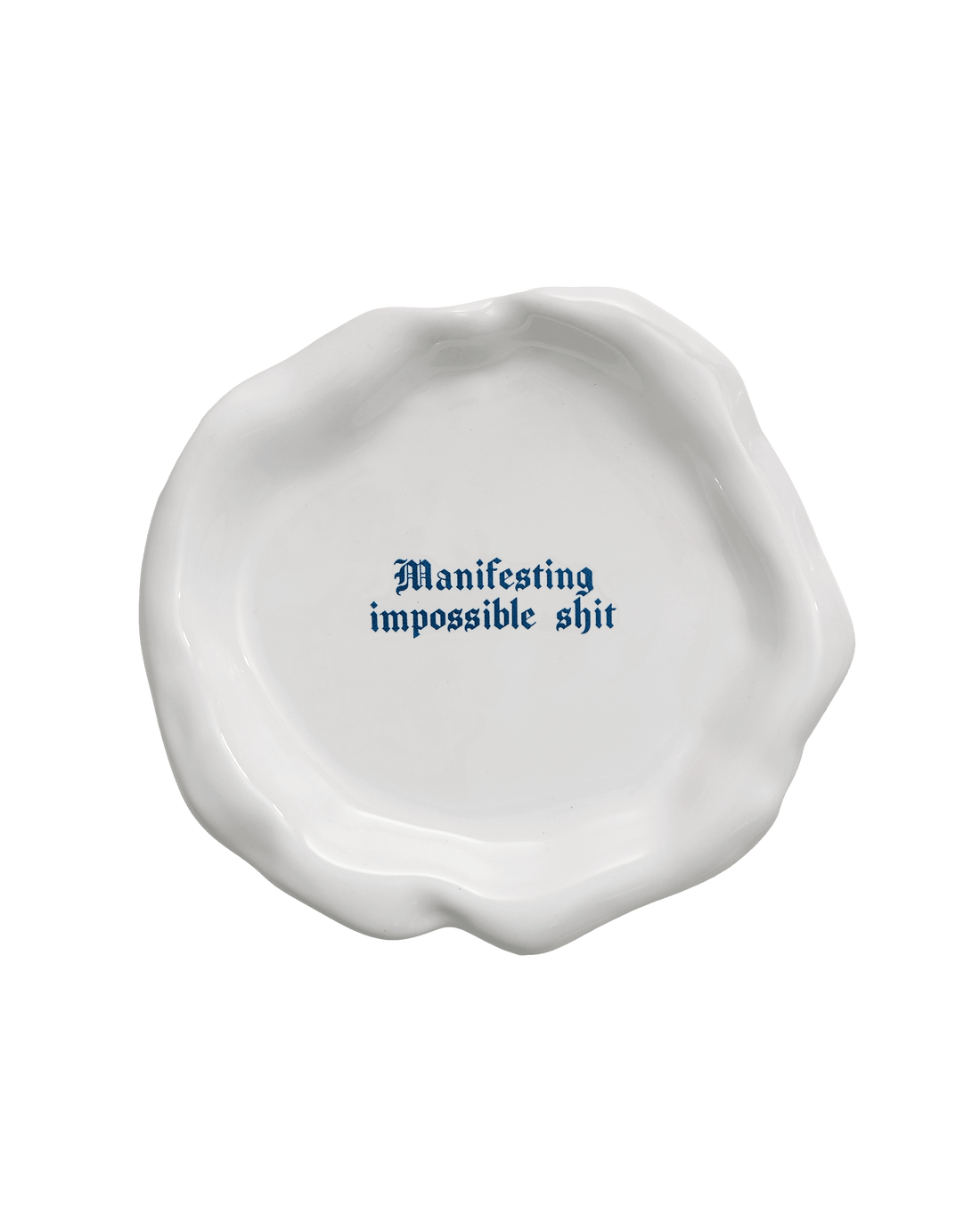 The Issues dessert plate