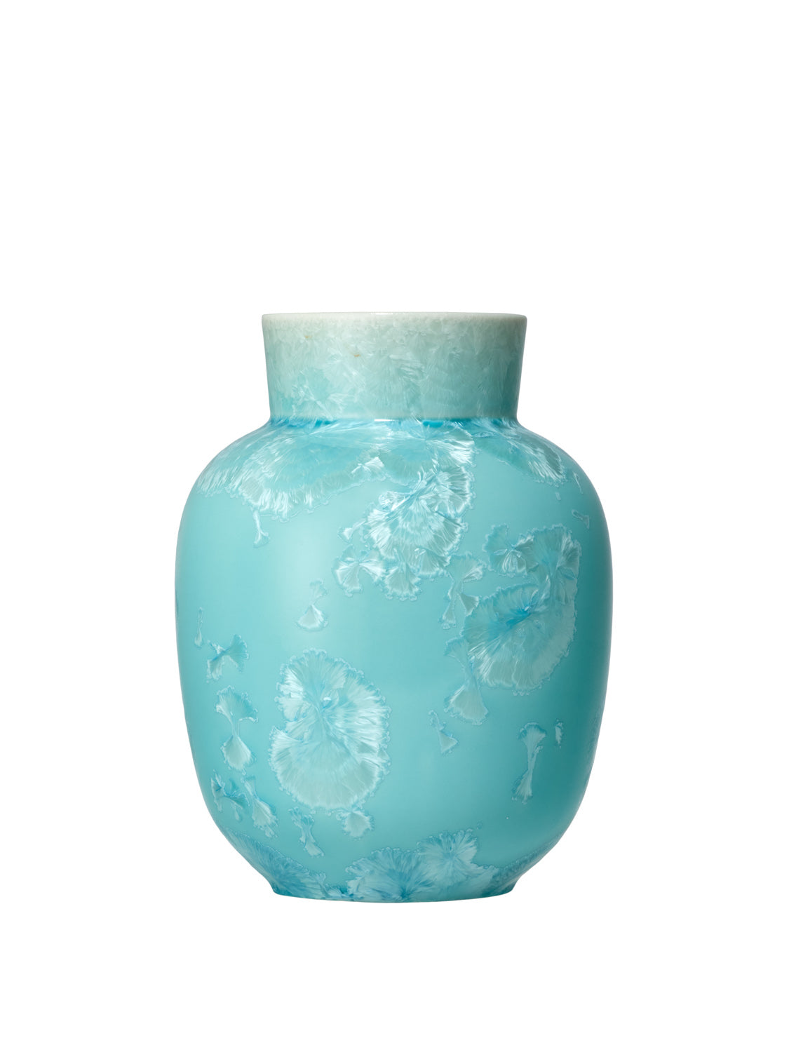 Crystalline II vase turquoise