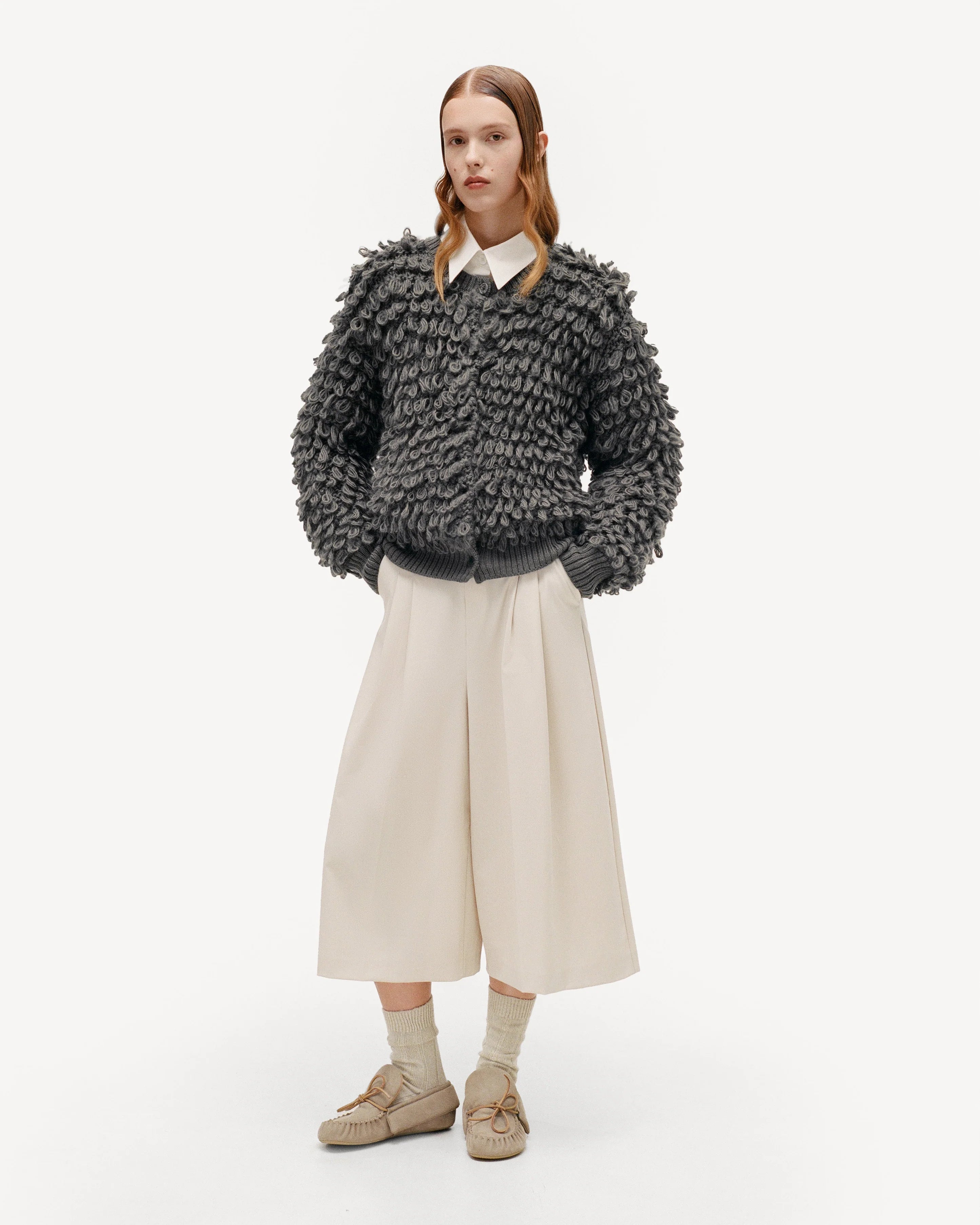 Wool cardigan - Grey