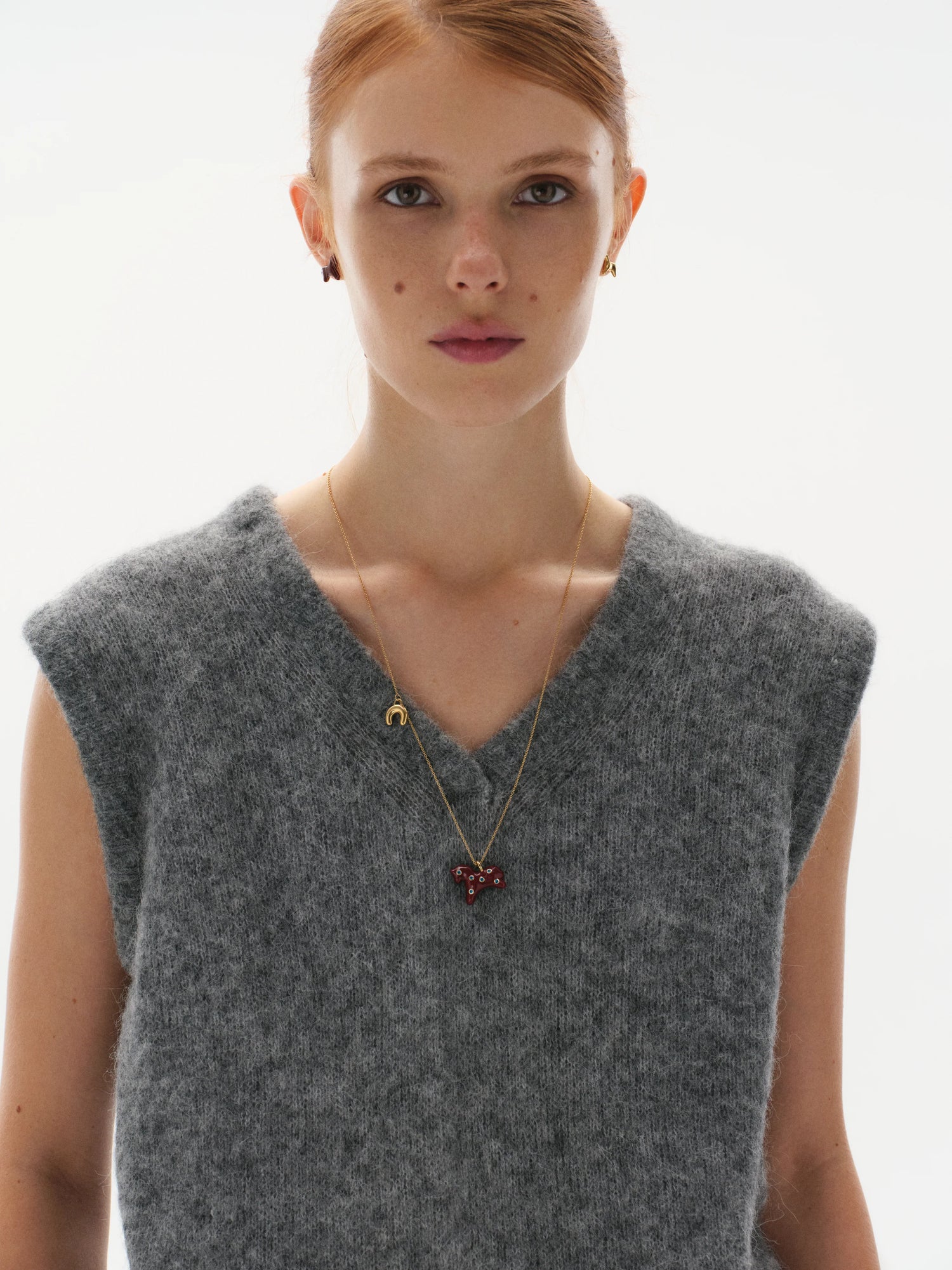 Lucky Pendant - Gold-plated and Enamel