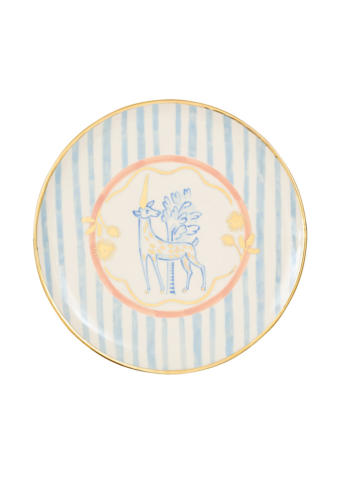 Unicorn Plate - Blue